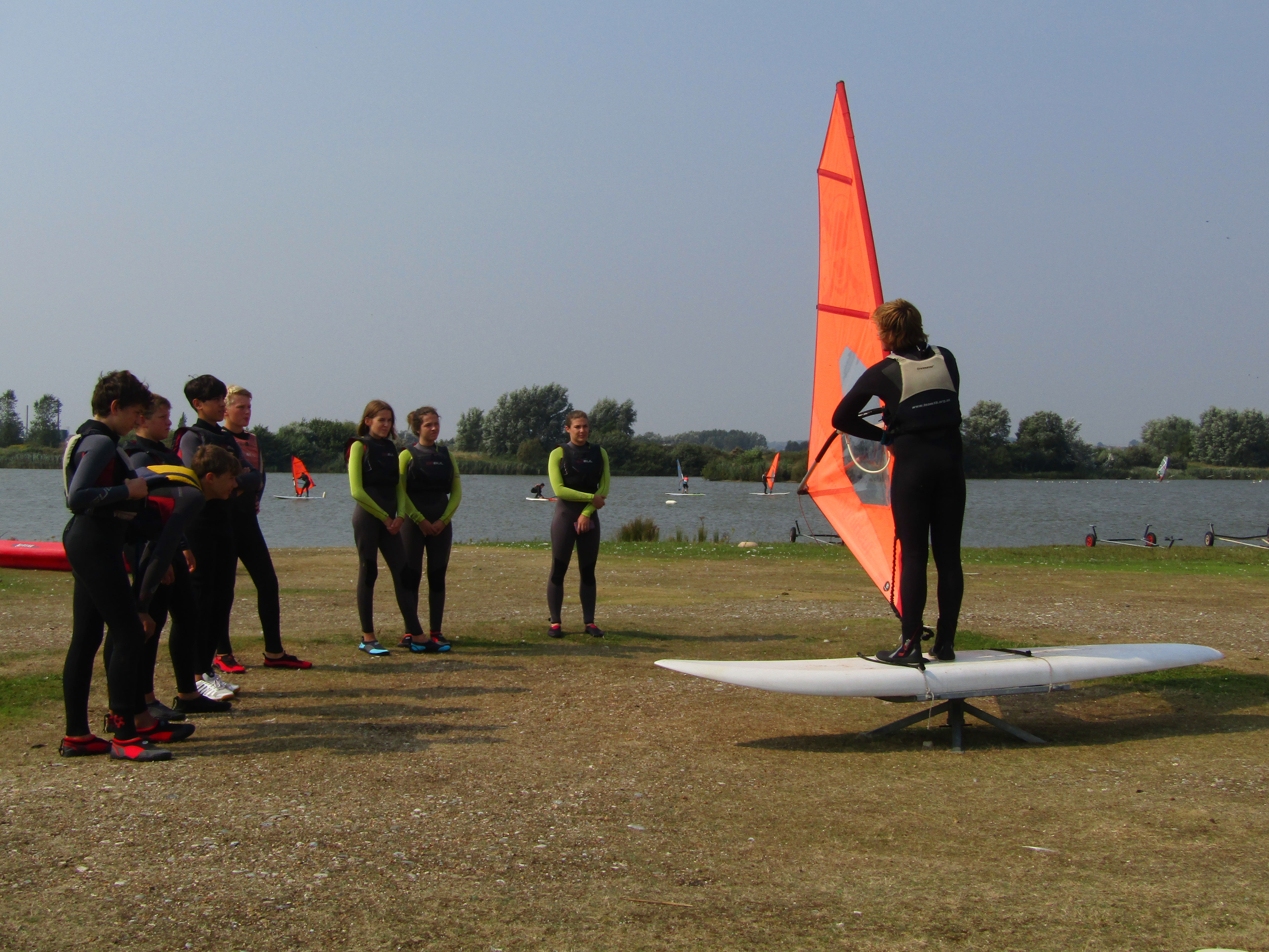 Teaching Group to Windsurf