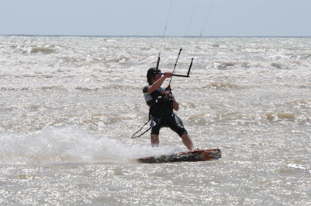 childrens kitesurfing lesson