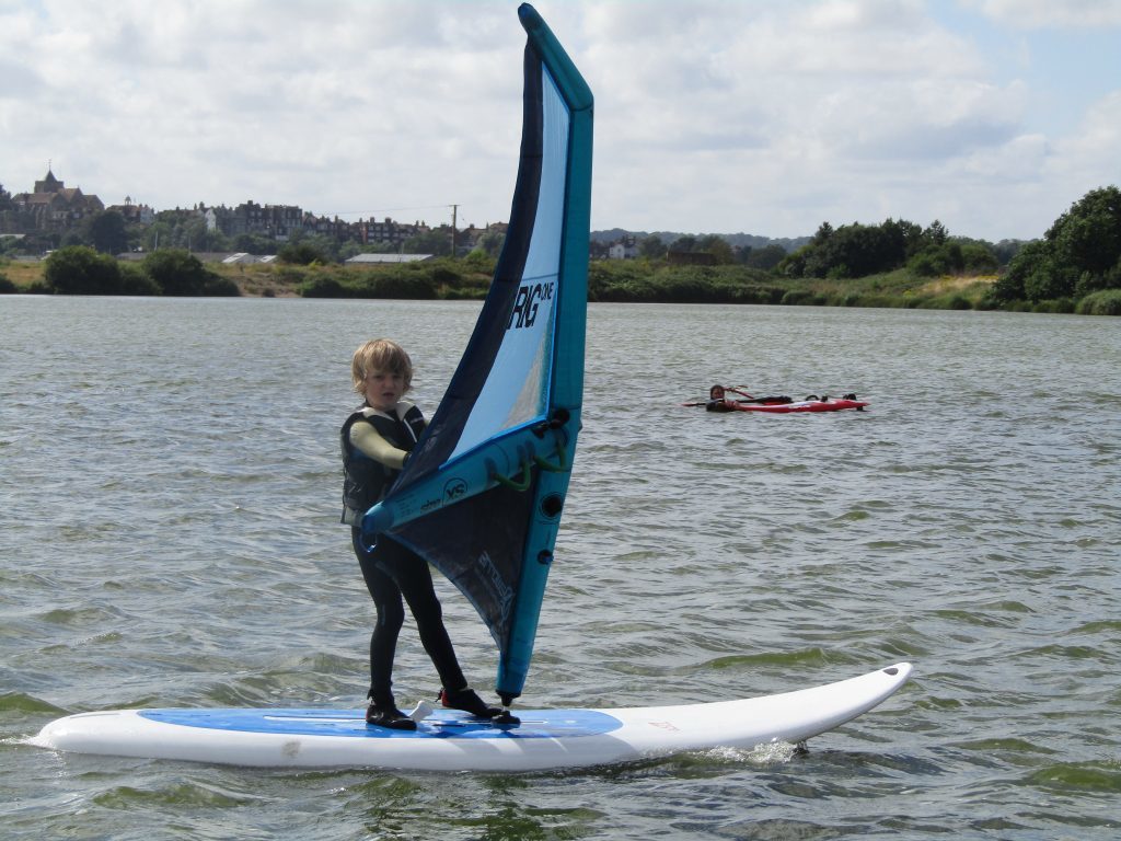 leo windsurfing with irig