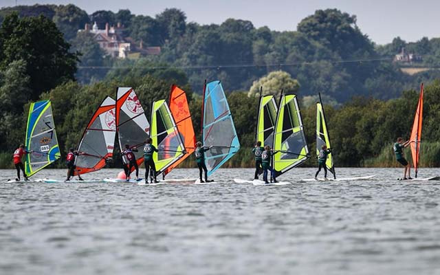 School Group Windsurfing