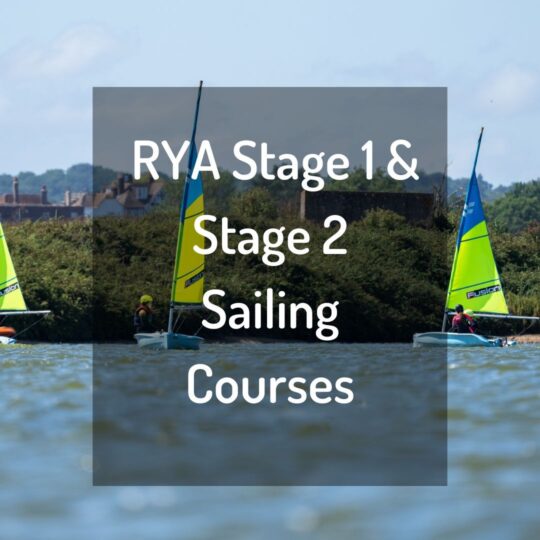 RYA Stage 1 & 2 Sail