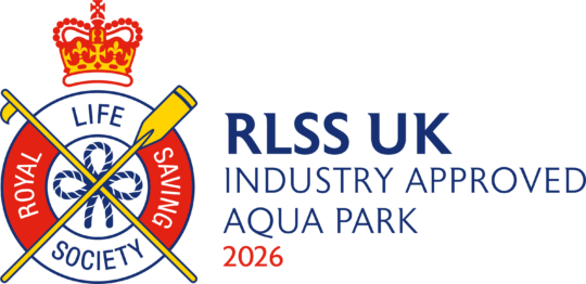 royal life saving society approved aquapark 2026 logo
